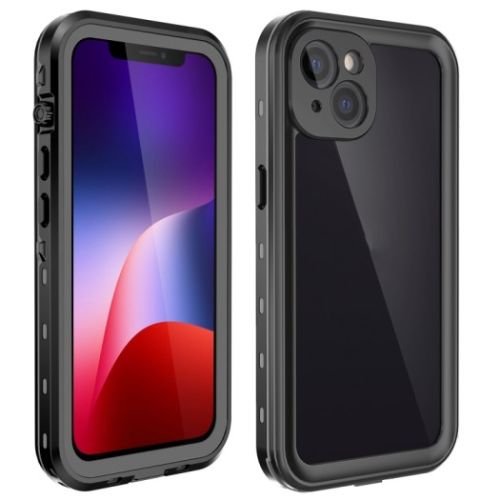  V-Series ShellD Rugged Waterproof/Dust Proof case for iPhone 13 - Black/Clear 
