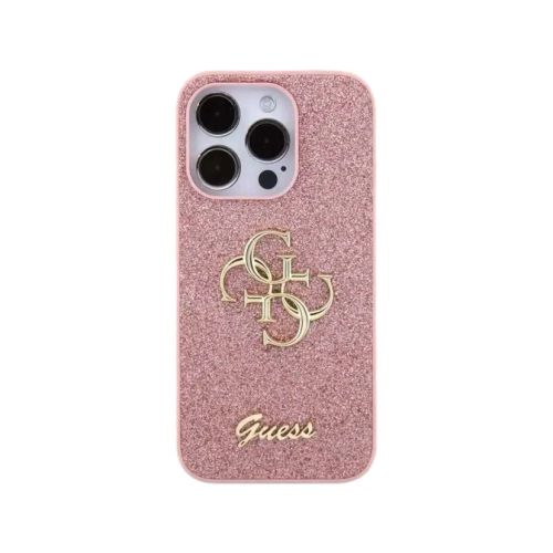 Guess Glitter Edition - iPhone 15 Pro Max - Pink