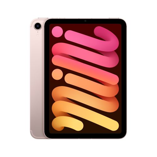 Apple iPad mini 6th Gen Wi-Fi + Cellular - 64GB - Pink - MLX43X/A