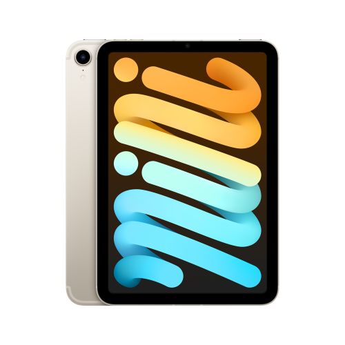 Apple iPad mini 6th Gen Wi-Fi + Cellular - 64GB - Starlight - MK8C3X/A