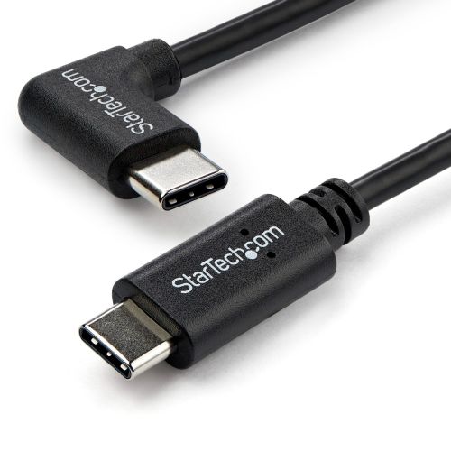 Startech 1M (3.3 ft.) Right-Angle USB-C Cable - 1 m (3 ft.) - USB 2.0