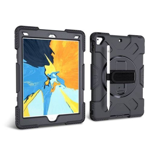 V-Series RuggedExtreme 360 Rotation Hand Strap & Shoulder Strap Protective Case for iPad Air 3 10.5/ iPad 10.2" 7th/8th/9th Gen