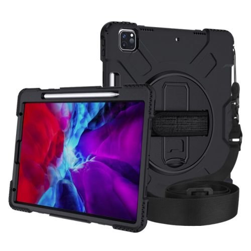 V-Series RuggedExtreme 360 Rotation Hand Strap & Shoulder Strap Protective Case for iPad Pro 12.9" 3rd/4th/5th/6th Gen