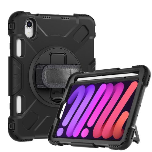 V-Series RuggedExtreme 360 Rotation Hand Strap & Shoulder Strap Protective Case for iPad mini 6th Gen