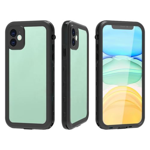 V-Series ShellA Waterproof/Dust Proof case for iPhone 11 - Black/Clear