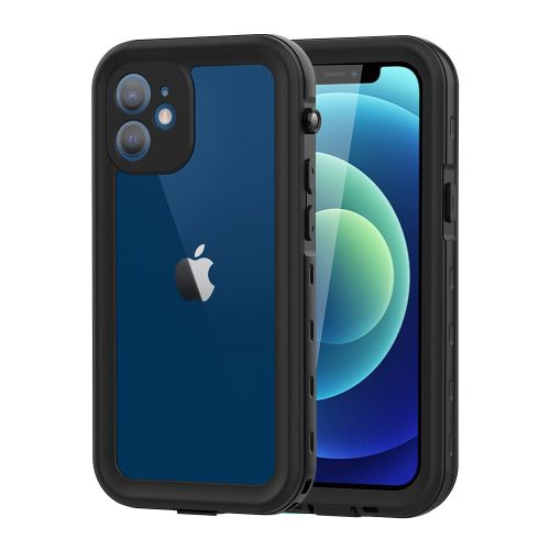 V-Series ShellA Waterproof/Dust Proof case for iPhone 12 Mini - Black/Clear