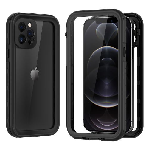 V-Series ShellA Waterproof/Dust Proof case for iPhone 12 Pro - Black/Clear